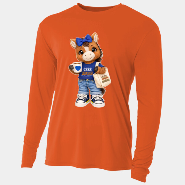 Bronco Mascot 05A-103 - Adult Cooling Performance Long Sleeve Tee Thumbnail