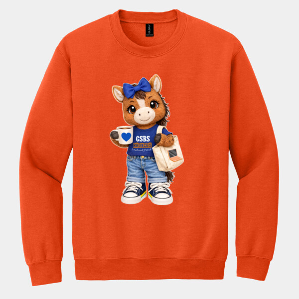 Bronco Mascot 05A-104 - Heavy Blend Crewneck Sweatshirt Thumbnail