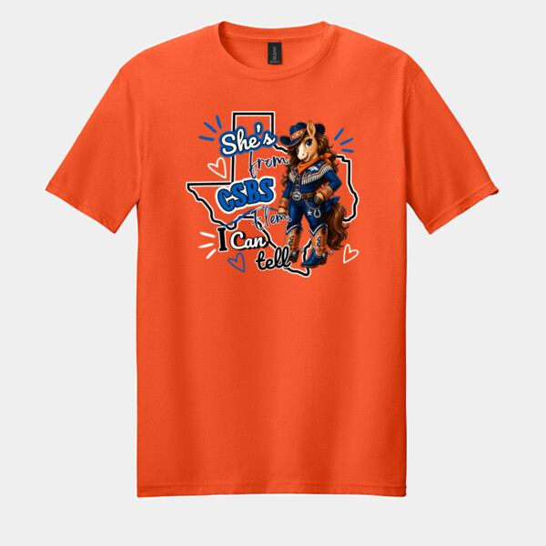 She's from CSBS I Can Tell 05A-105 - Adult Softstyle ® T Shirt Thumbnail