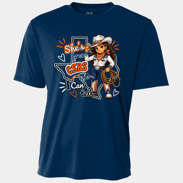 She's from CSBS I Can Tell 05A-106 - Adult Cooling Performance Short Sleeve Tee Thumbnail