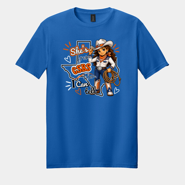 She's from CSBS I Can Tell 05A-106 - Adult Softstyle ® T Shirt Thumbnail