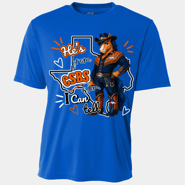 He's from CSBS I Can Tell 05A-108 - Youth Cooling Performance Short Sleeve Tee Thumbnail