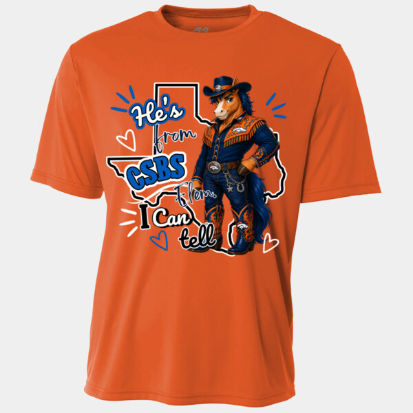 He's from CSBS I Can Tell 05A-109 - Youth Cooling Performance Short Sleeve Tee Thumbnail