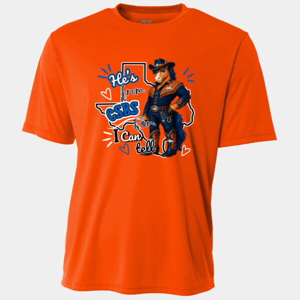 He's from CSBS I Can Tell 05A-109 - Adult Cooling Performance Short Sleeve Tee Thumbnail