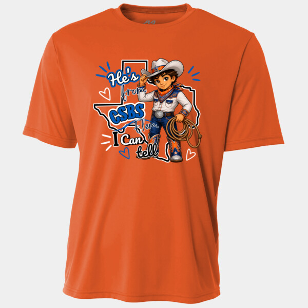 He's from CSBS I Can Tell 05A-110 - Adult Cooling Performance Short Sleeve Tee Thumbnail