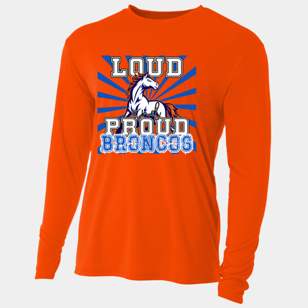 Loud & Proud Broncos 05A-113 - Adult Cooling Performance Long Sleeve Tee Thumbnail