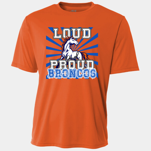 Loud & Proud Broncos 05A-113 - Adult Cooling Performance Short Sleeve Tee Thumbnail