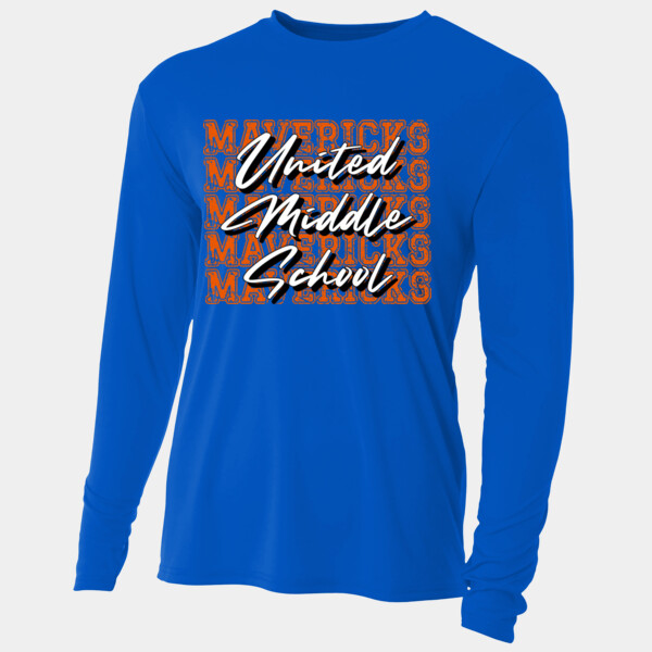 Mavericks Repeated 06A-803 - Adult Cooling Performance Long Sleeve Tee Thumbnail