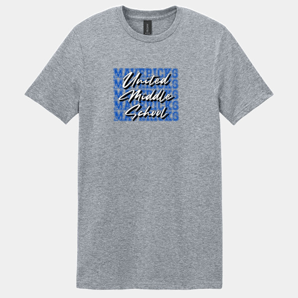 Mavericks Repeated 06A-804  - Adult Softstyle ® T Shirt Thumbnail