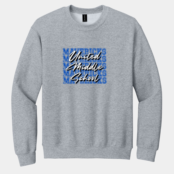 Mavericks Repeated 06A-804  - Heavy Blend Crewneck Sweatshirt Thumbnail