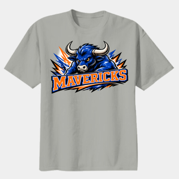 Mavericks 06A-805 - Youth Heavy Cotton 100% Cotton T Shirt Thumbnail