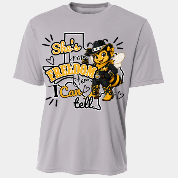 She's From Freedom 05A-605 - Youth Cooling Performance Short Sleeve Tee Thumbnail