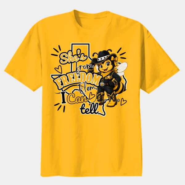 She's From Freedom 05A-605 - Youth Heavy Cotton 100% Cotton T Shirt Thumbnail