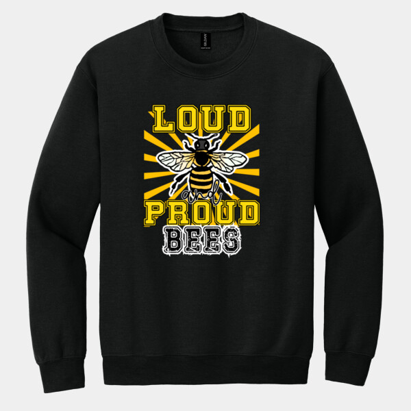 Loud & Proud Bees 02A-100 - Heavy Blend Crewneck Sweatshirt Thumbnail
