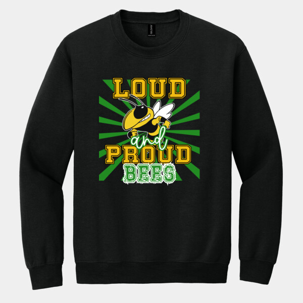 Loud & Proud Bees 02A-109 - Heavy Blend Crewneck Sweatshirt Thumbnail