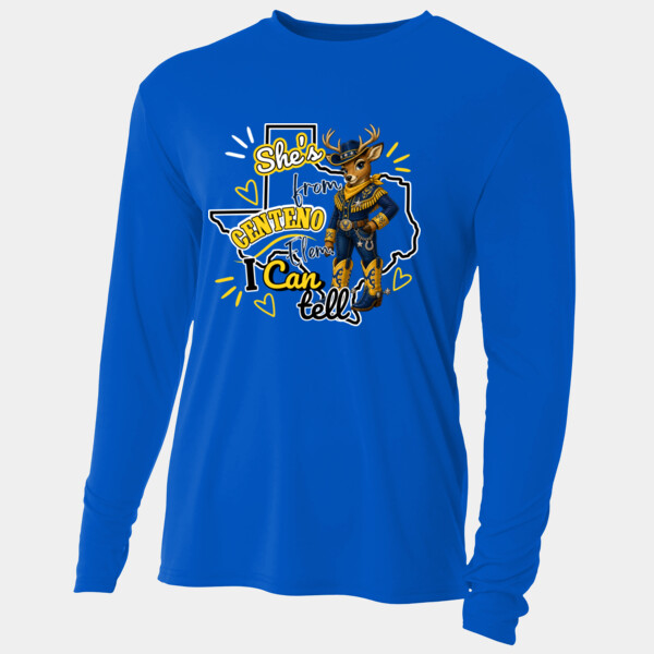 She's From Centeno I Can Tell 05A-506 - Adult Cooling Performance Long Sleeve Tee Thumbnail