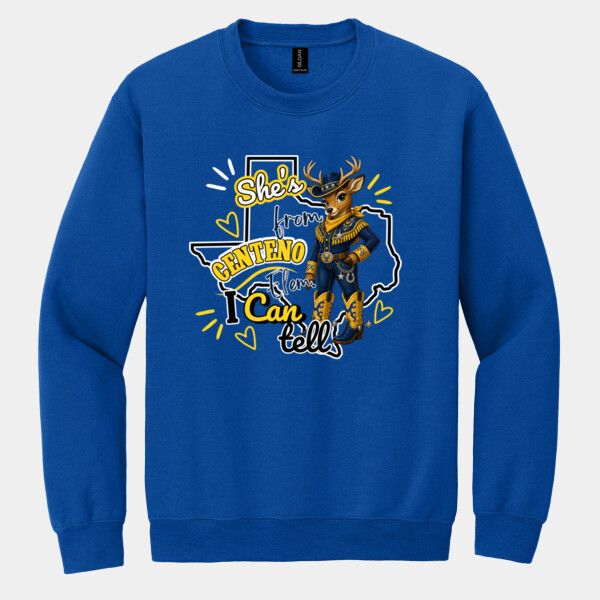 She's From Centeno I Can Tell 05A-506 - Heavy Blend Crewneck Sweatshirt Thumbnail