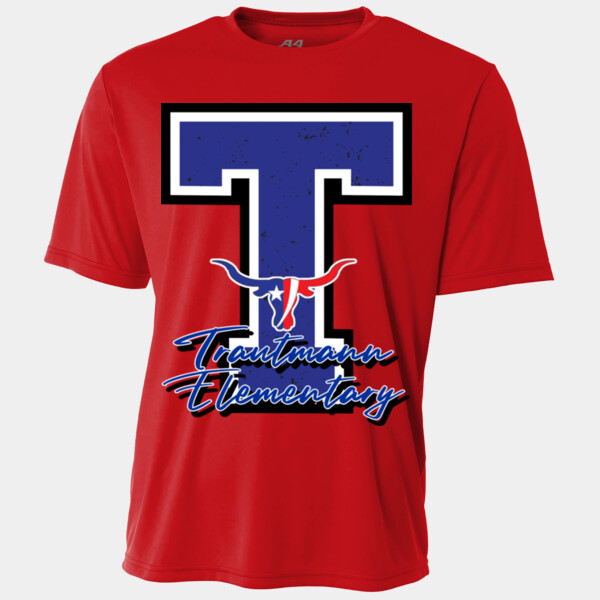 Trautmann Elementary Blue 05A-900 - Youth Cooling Performance Short Sleeve Tee Thumbnail