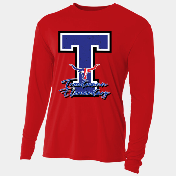 Trautmann Elementary Blue 05A-900 - Adult Cooling Performance Long Sleeve Tee Thumbnail