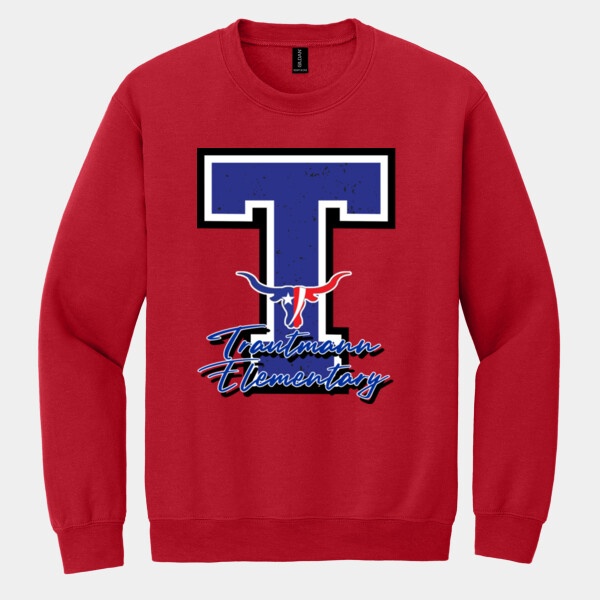 Trautmann Elementary Blue 05A-900 - Heavy Blend Crewneck Sweatshirt Thumbnail