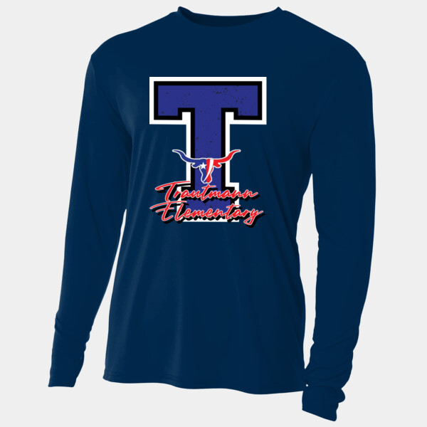 Trautmann Elementary Red 05A-901 - Adult Cooling Performance Long Sleeve Tee Thumbnail