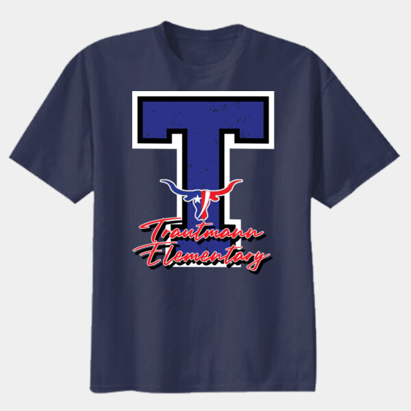 Trautmann Elementary Red 05A-901 - Youth Heavy Cotton 100% Cotton T Shirt Thumbnail