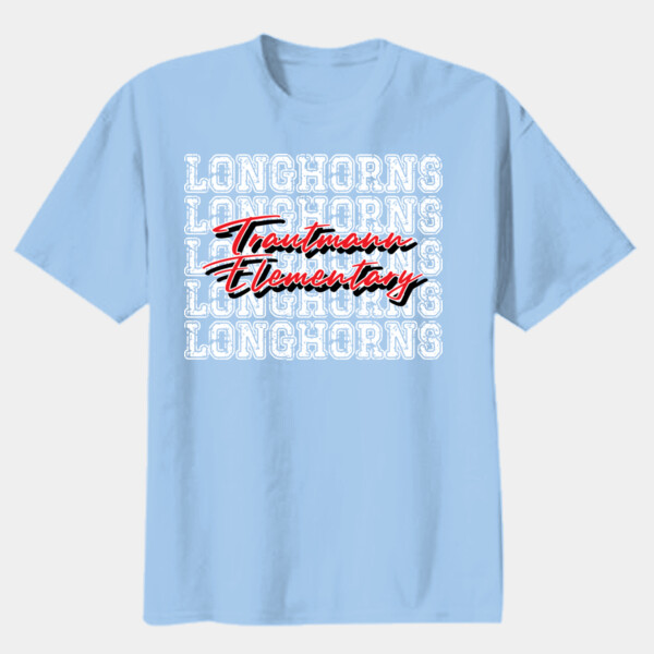 LONGHORNS 05A-902 - Youth Heavy Cotton 100% Cotton T Shirt Thumbnail
