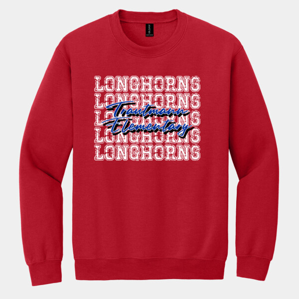 LONGHORNS Blue 05A-903 - Heavy Blend Crewneck Sweatshirt Thumbnail