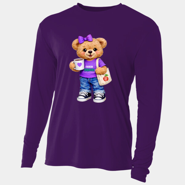 Fasken Elementary Bear 05B-303 - Adult Cooling Performance Long Sleeve Tee Thumbnail