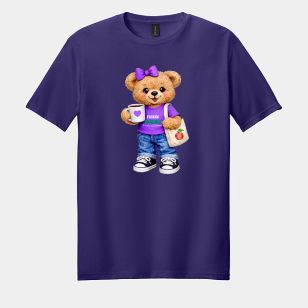 Fasken Elementary Bear 05B-303 - Adult Softstyle ® T Shirt Thumbnail