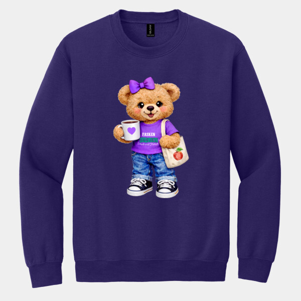 Fasken Elementary Bear 05B-303 - Heavy Blend Crewneck Sweatshirt Thumbnail