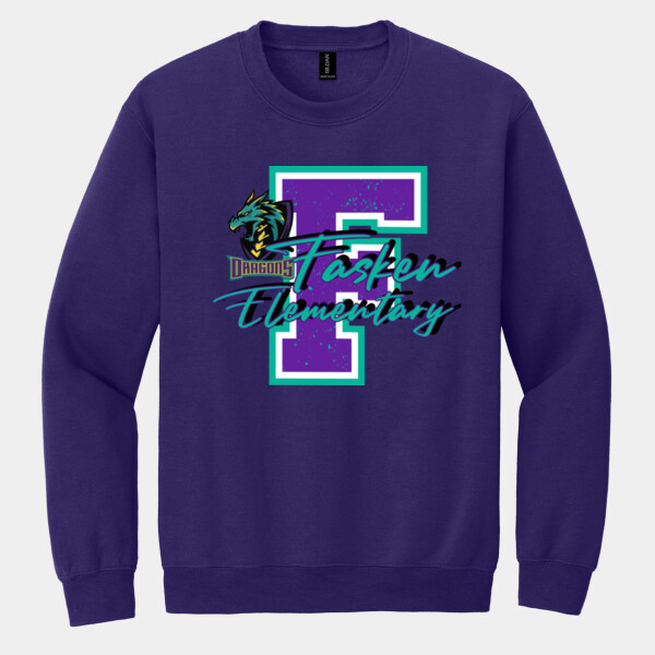 Fasken Elementary 05B-305 - Heavy Blend Crewneck Sweatshirt Thumbnail