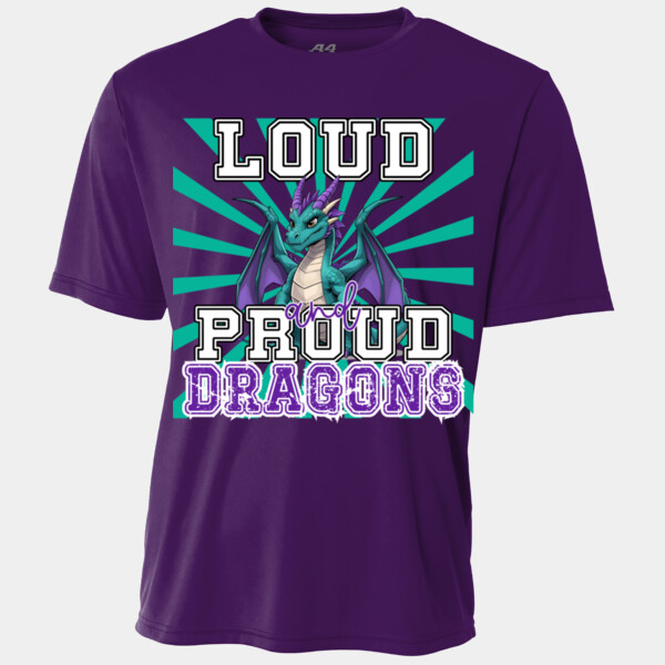 Loud and Proud Dragons 05B-306 - Youth Cooling Performance Short Sleeve Tee Thumbnail
