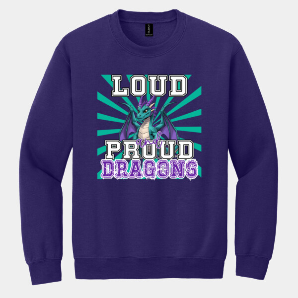 Loud and Proud Dragons 05B-306 - Heavy Blend Crewneck Sweatshirt Thumbnail