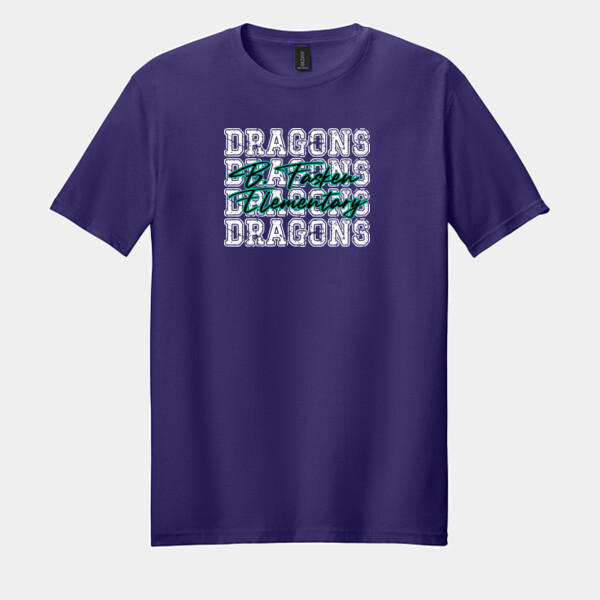 Dragons 4X 05B-308 - Adult Softstyle ® T Shirt Thumbnail