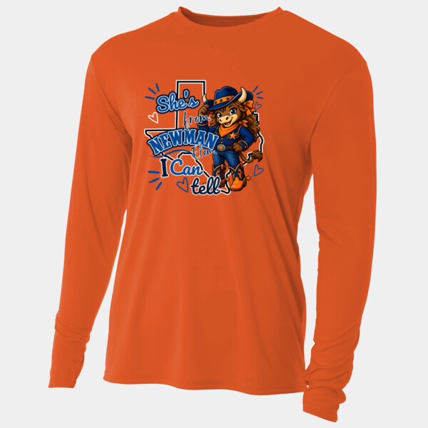 She's From Newman, I Can Tell 05A-003 - Adult Cooling Performance Long Sleeve Tee Thumbnail