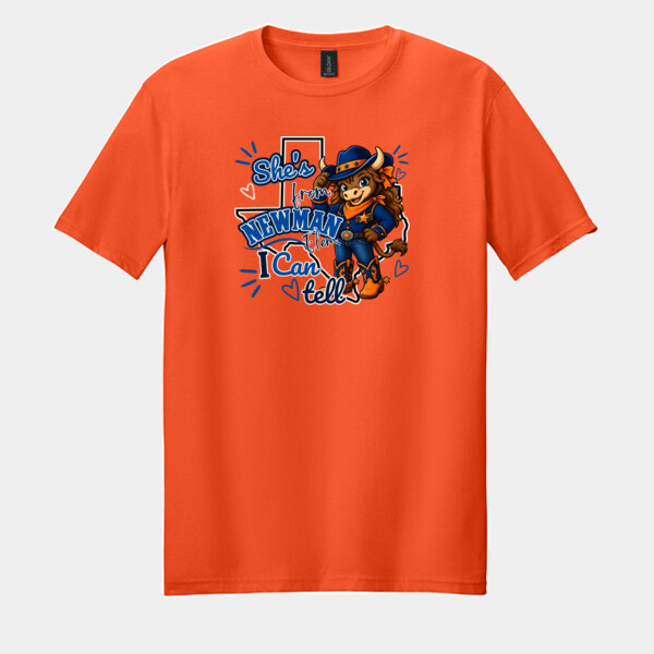 She's From Newman, I Can Tell 05A-003 - Adult Softstyle ® T Shirt Thumbnail