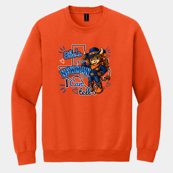 She's From Newman, I Can Tell 05A-003 - Heavy Blend Crewneck Sweatshirt Thumbnail