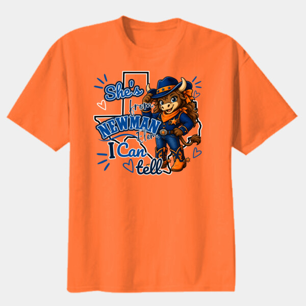 She's From Newman, I Can Tell 05A-003 - Youth Heavy Cotton 100% Cotton T Shirt Thumbnail