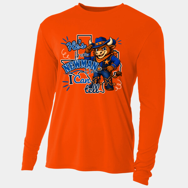 He's From Newman, I Can Tell 05A-004 - Adult Cooling Performance Long Sleeve Tee Thumbnail