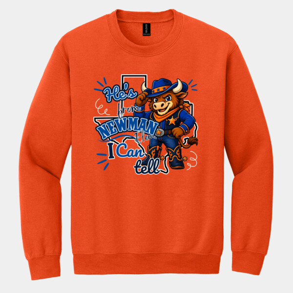 He's From Newman, I Can Tell 05A-004 - Heavy Blend Crewneck Sweatshirt Thumbnail