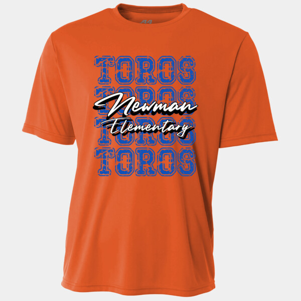 Toros 4X blue 05A-014 - Youth Cooling Performance Short Sleeve Tee Thumbnail