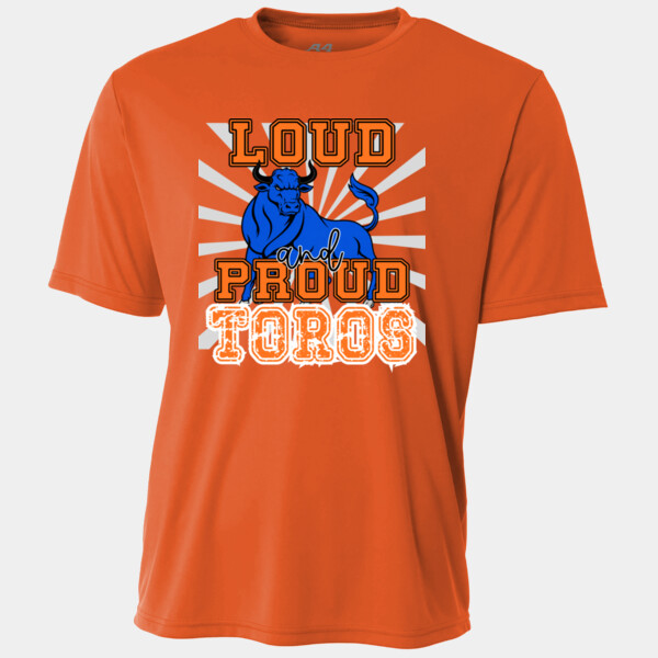 Loud and Proud Toros 05A-010 - Youth Cooling Performance Short Sleeve Tee Thumbnail