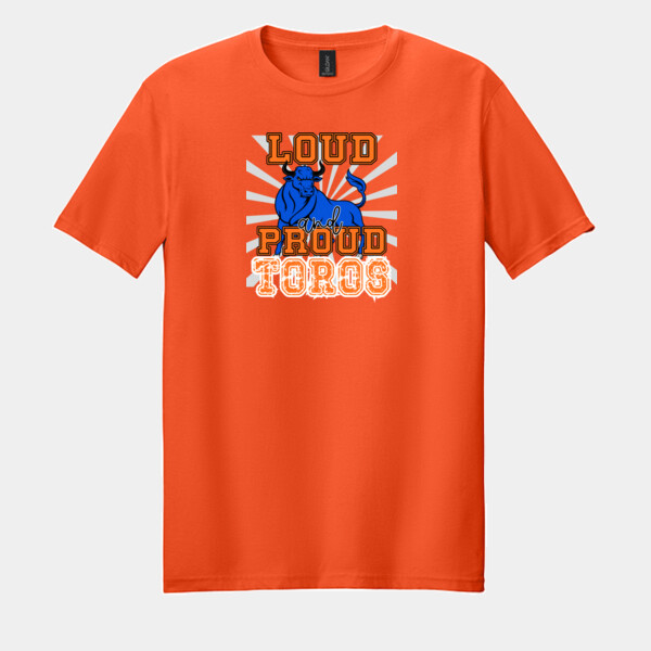 Loud and Proud Toros 05A-010 - Adult Softstyle ® T Shirt Thumbnail