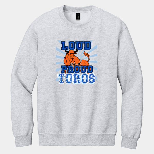 Loud and proud toros 05A-012 - Heavy Blend Crewneck Sweatshirt Thumbnail