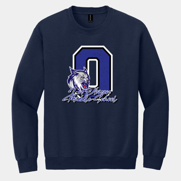 Los Obispos Middle School 06A-900 - Heavy Blend Crewneck Sweatshirt Thumbnail