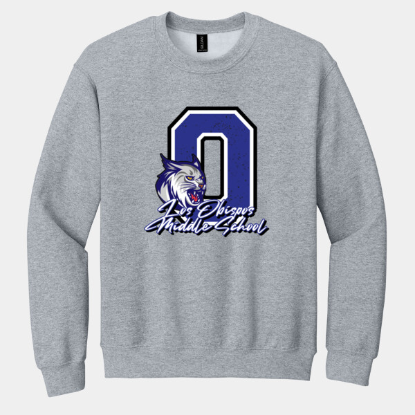 Los Obispos Middle School 06A-901 - Heavy Blend Crewneck Sweatshirt Thumbnail