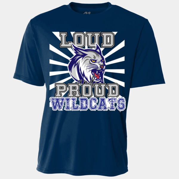 Loud & Proud Wildcats 06A-902 - Youth Cooling Performance Short Sleeve Tee Thumbnail
