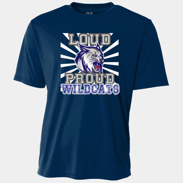 Loud & Proud Wildcats 06A-902 - Adult Cooling Performance Short Sleeve Tee Thumbnail
