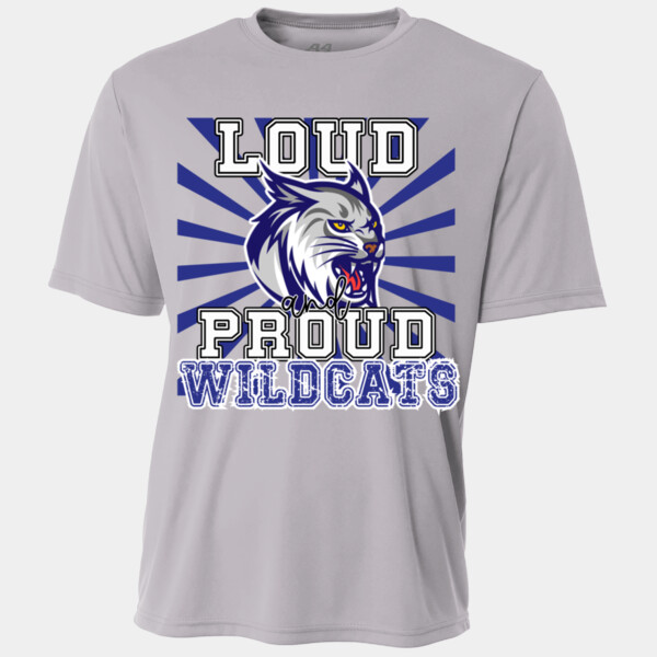 Loud & Proud Wildcats 06A-903 - Youth Cooling Performance Short Sleeve Tee Thumbnail